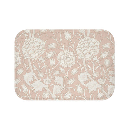 William Morris Bath Mat Pink & Rose Blush