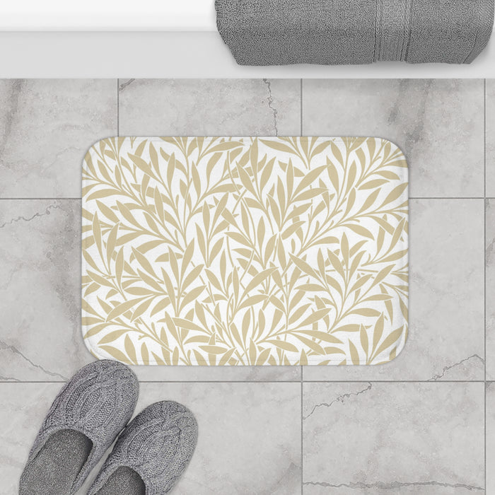William Morris Bath Mat Willow Beige