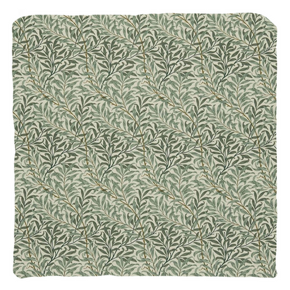 Willow Bough Cotton Throw Pillows William Morris Green