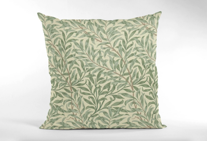 Willow Bough Outdoor Pillows William Morris Green