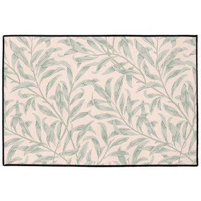 Willow Indoor/Outdoor Floor Mat William Morris Peach Sage