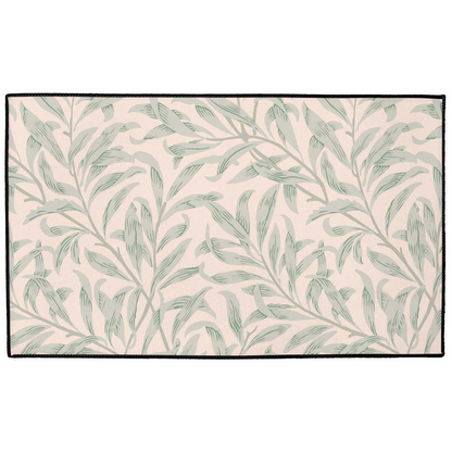 Willow Indoor/Outdoor Floor Mat William Morris Peach Sage