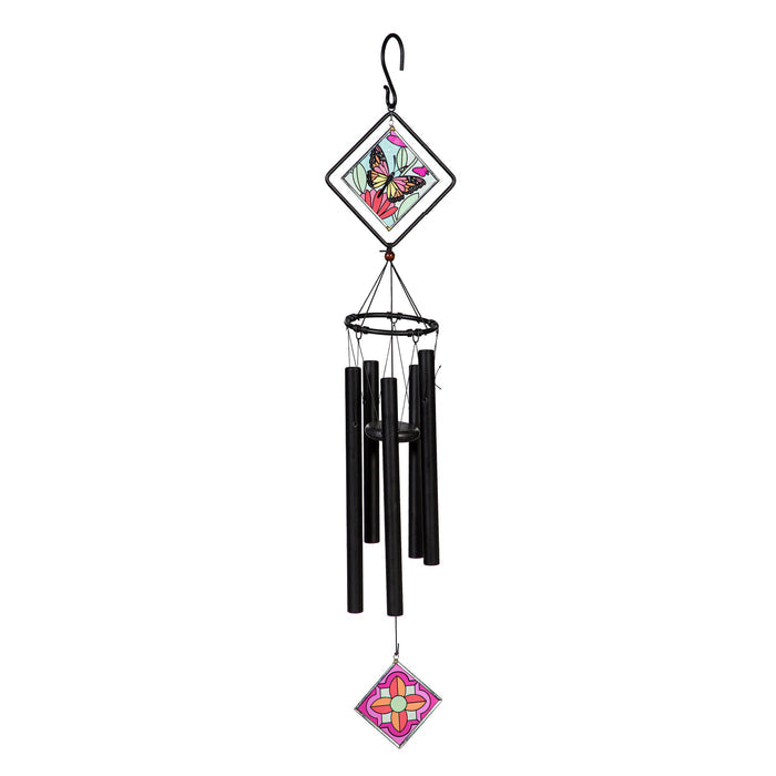 Wind Chime Monarch Butterfly 36"
