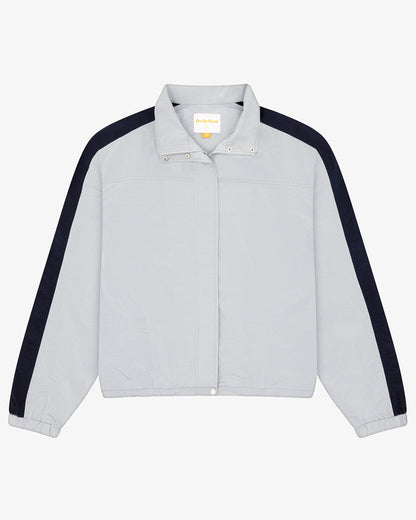 Windbreaker Jacket - Light Grey/Navy
