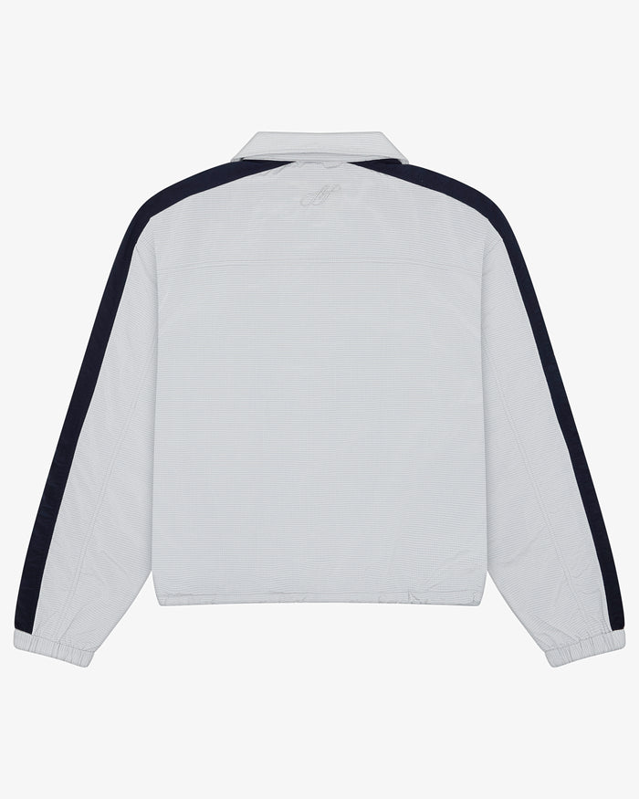 Windbreaker Jacket - Light Grey/Navy