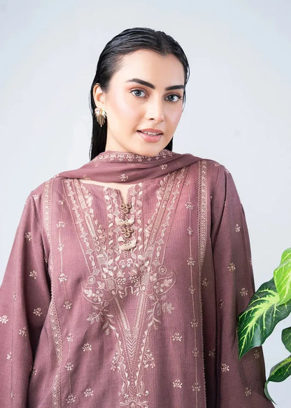 Close-up of women’s embroidered tunic neckline and front panel with gold details