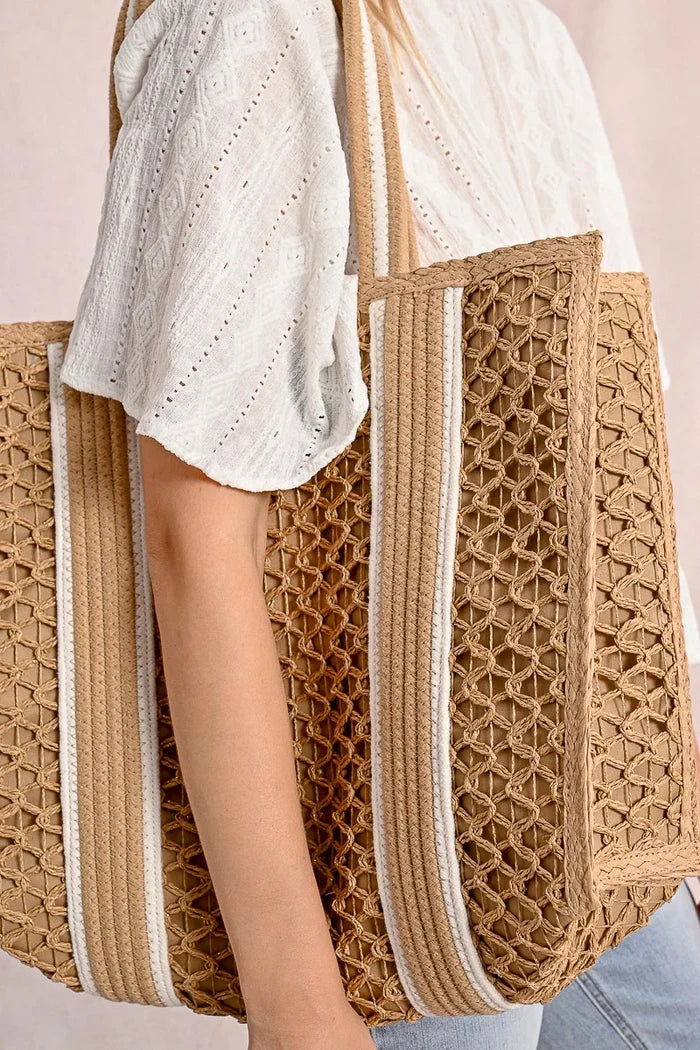 Woven Basket Bag