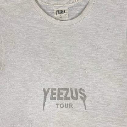 Yeezus Tour 2013 Black Friday Cut Off Tee In White