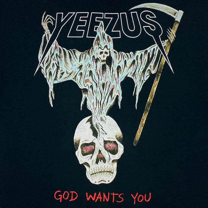 Yeezus Tour 2013 OG Flying Reaper Tee By Wes Lang