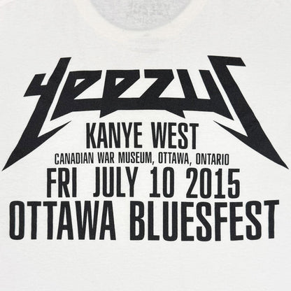 Yeezus Tour 2015 Ottawa Bluefest Logo Long Sleeve
