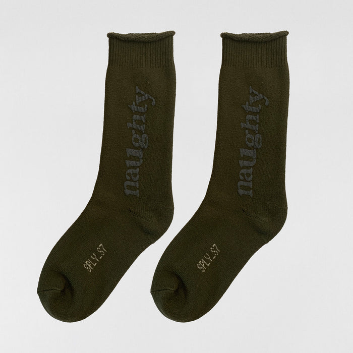 Yeezy 2018 F&F Naughty Or Nice Bouclette Socks By CPFM