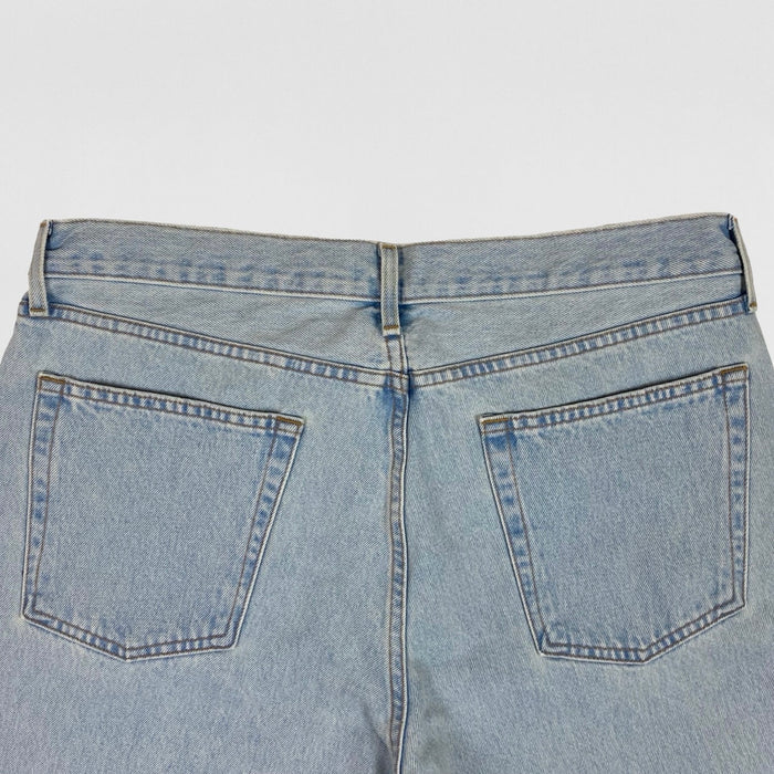 Yeezy Season 5 Washed Denim In Faded Indigo
