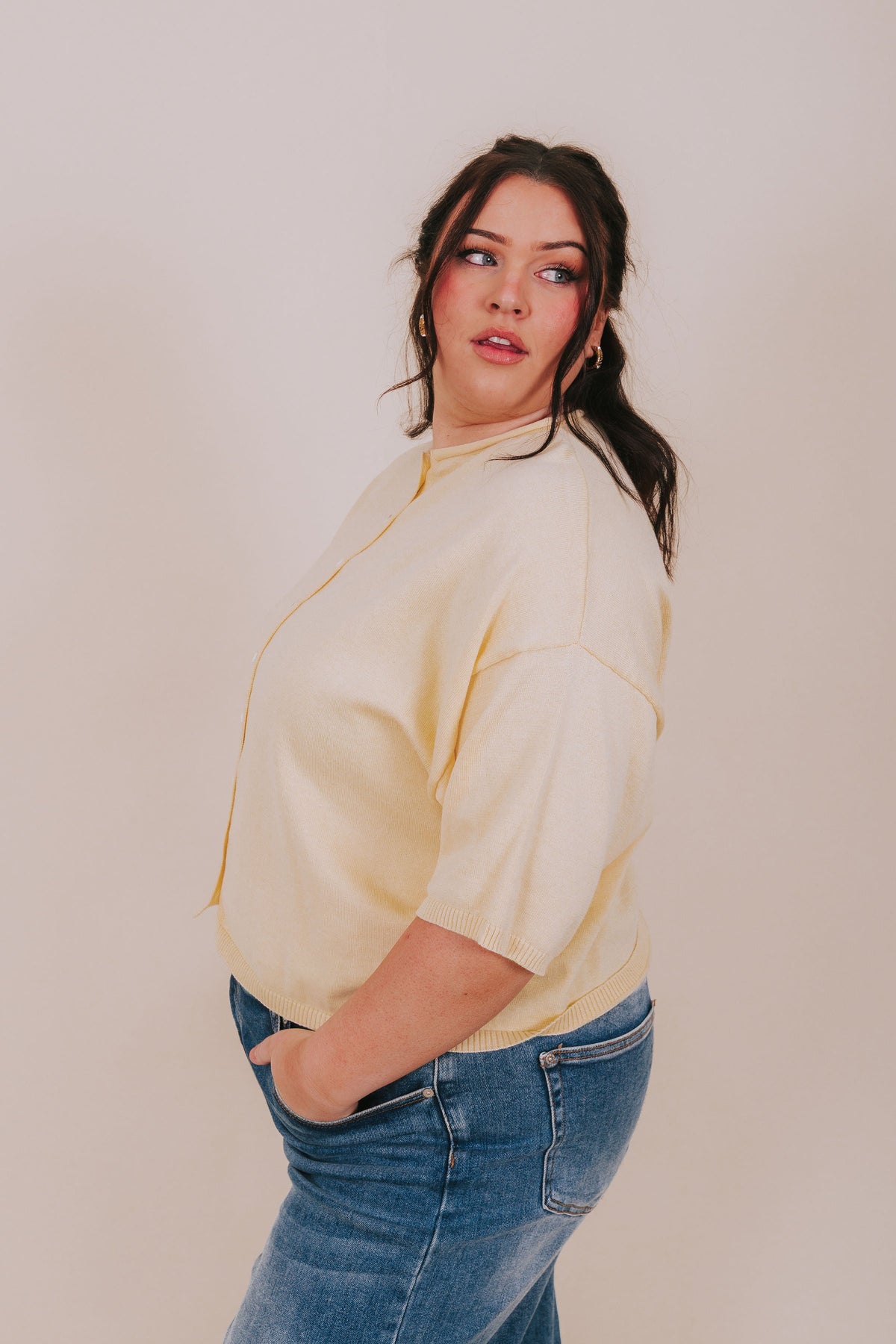 PLUS SIZE - Sunny Side Up Top